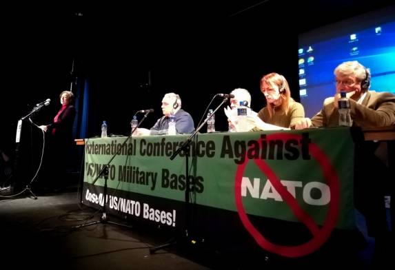 Socorro Gomes - Dublin Conferência contra Bases Militares EUA e OTAN