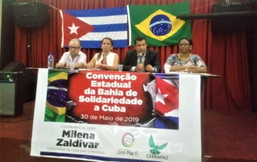 Convenção estadual de solidariedade a Cuba 2019 Bahia