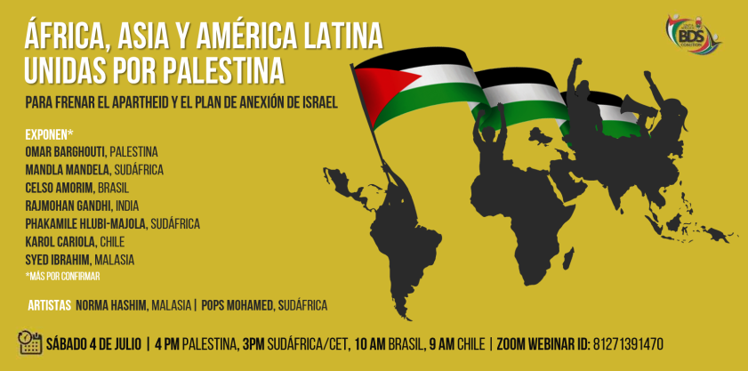 Africa Asia e America Latina Unidas pela Palestina Sul Global